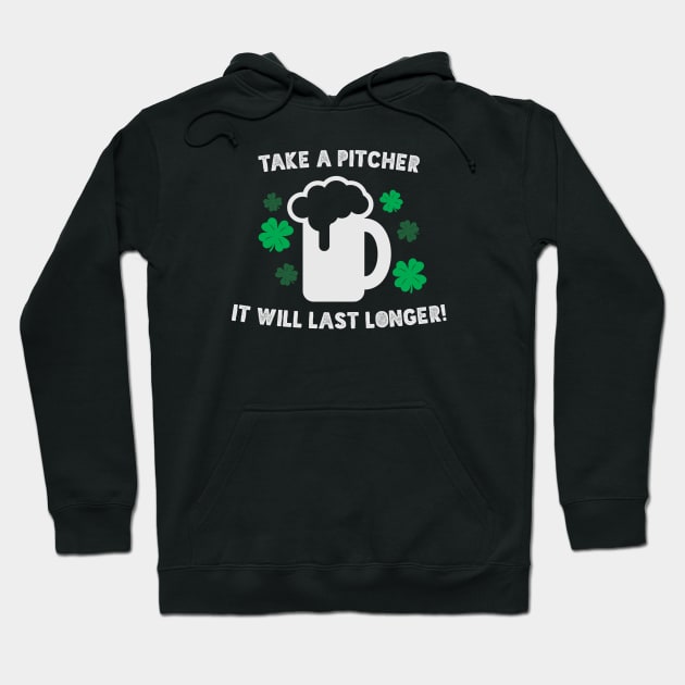 Take a Pitcher it will last longer! Hoodie by Roufxis